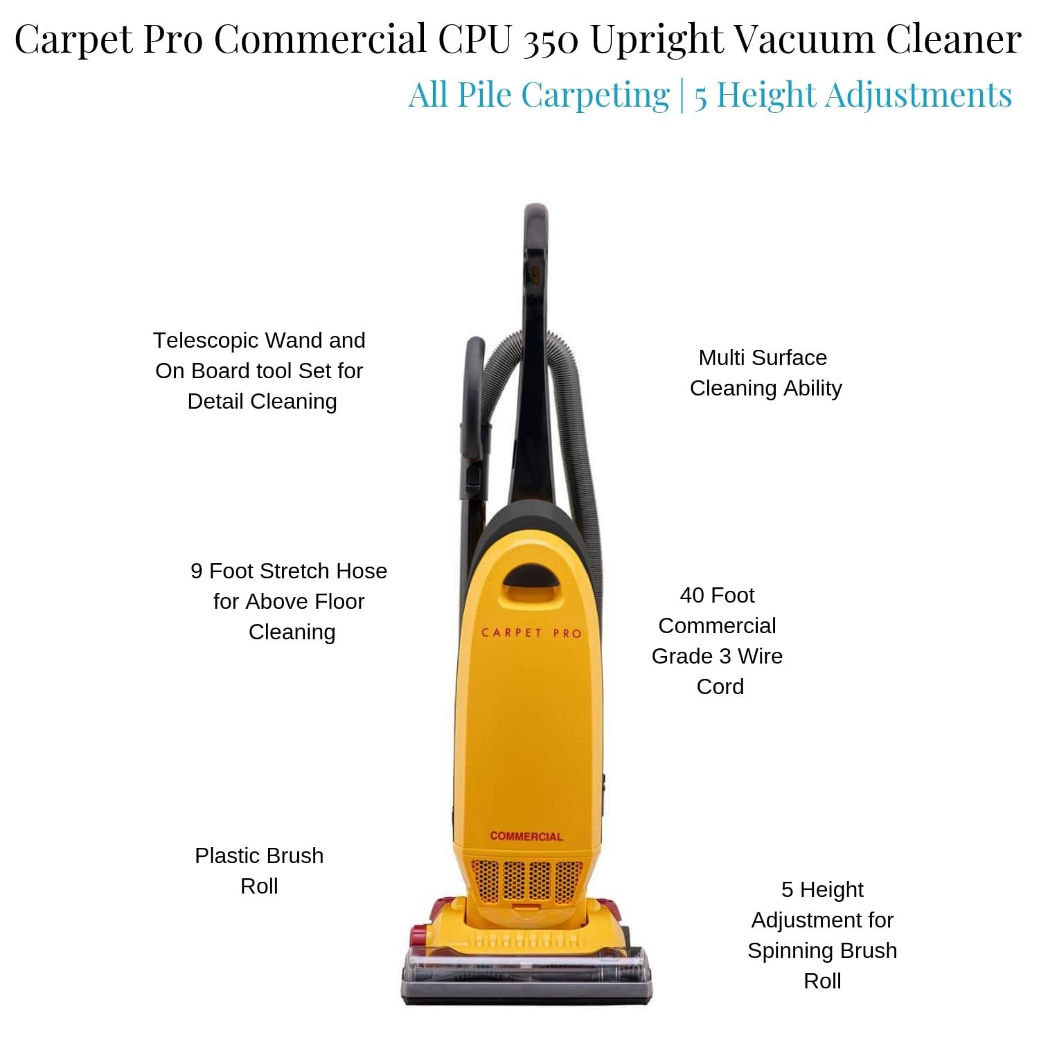 Commercial Upright Vacuum Cleaner H33536