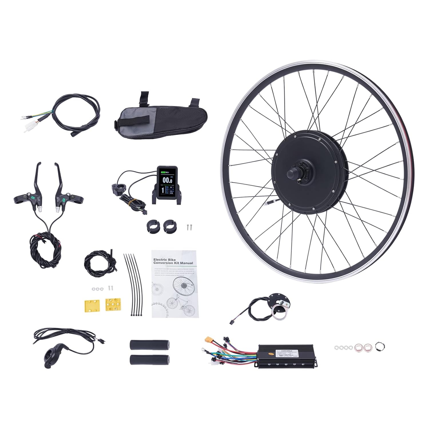 48V 1000W Electric Bicycle Front Hub Motor Conversion Kit K476511
