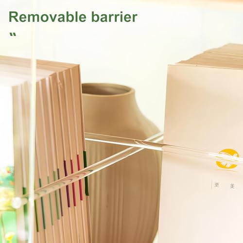 360° Rotating Acrylic Bookshelf Tower, 4layer W526