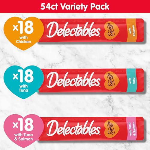 Chicken Tuna and Salmon 54 Count Lickable Treats W1087