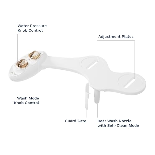 Self-Cleaning Non-Electric Bidet Attachment (White) R928930
