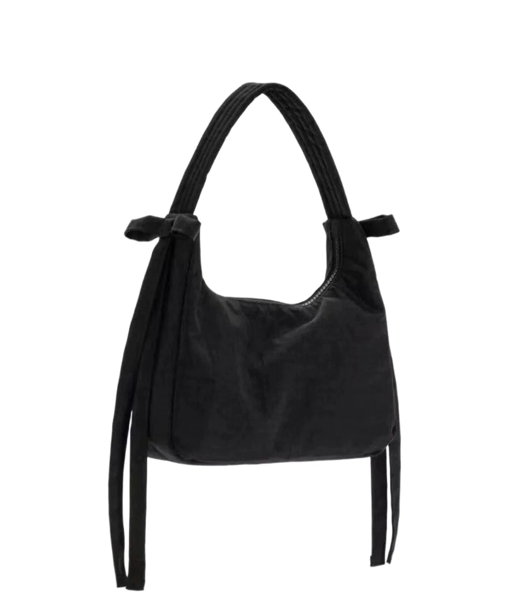 Mini Bow Nylon Handbag-BLACK K76167