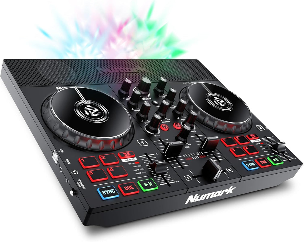 DJ Controller with Built in Speakers and DJ Mixer J3518