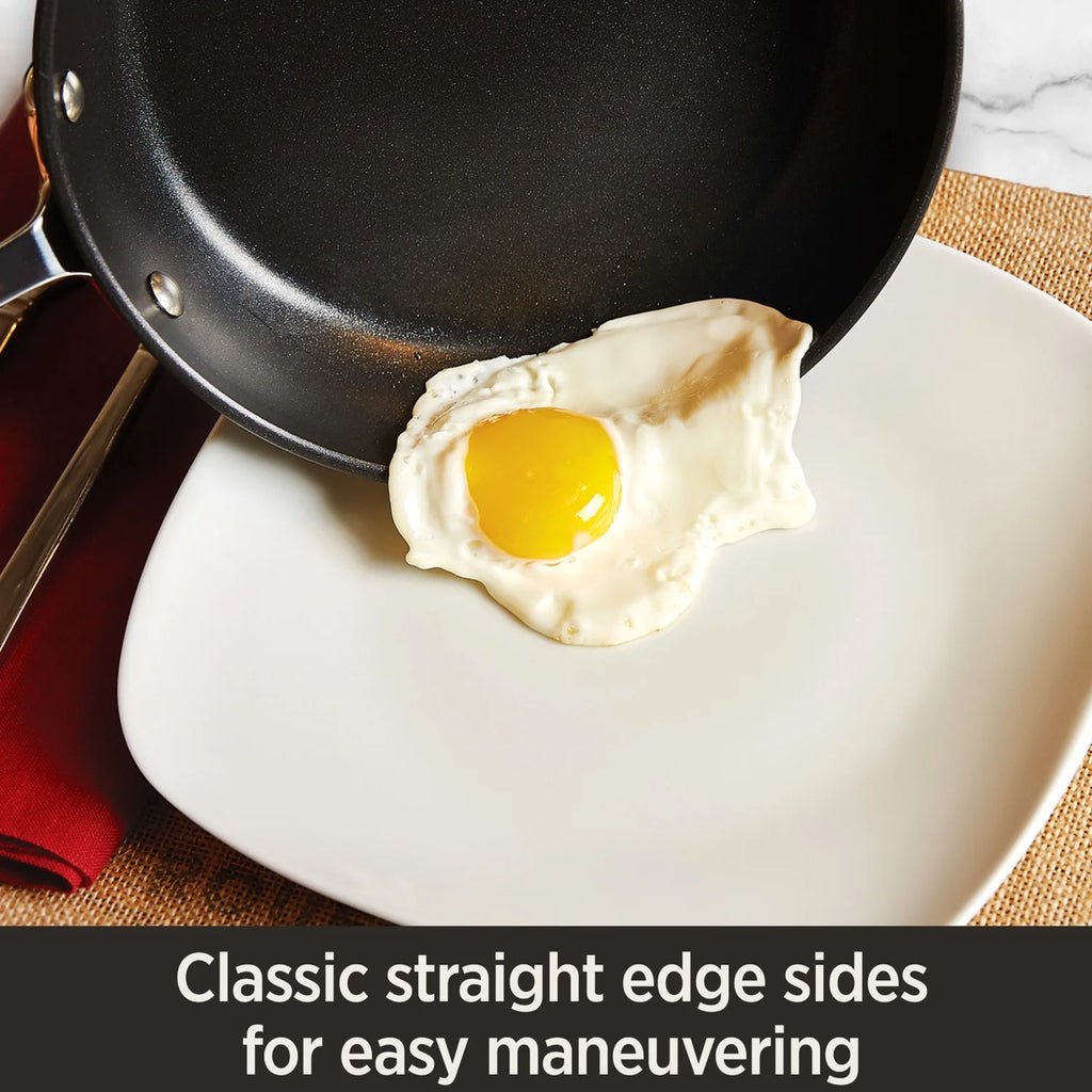 12-Inch Hard Anodized Nonstick Fry Pan with lid B150