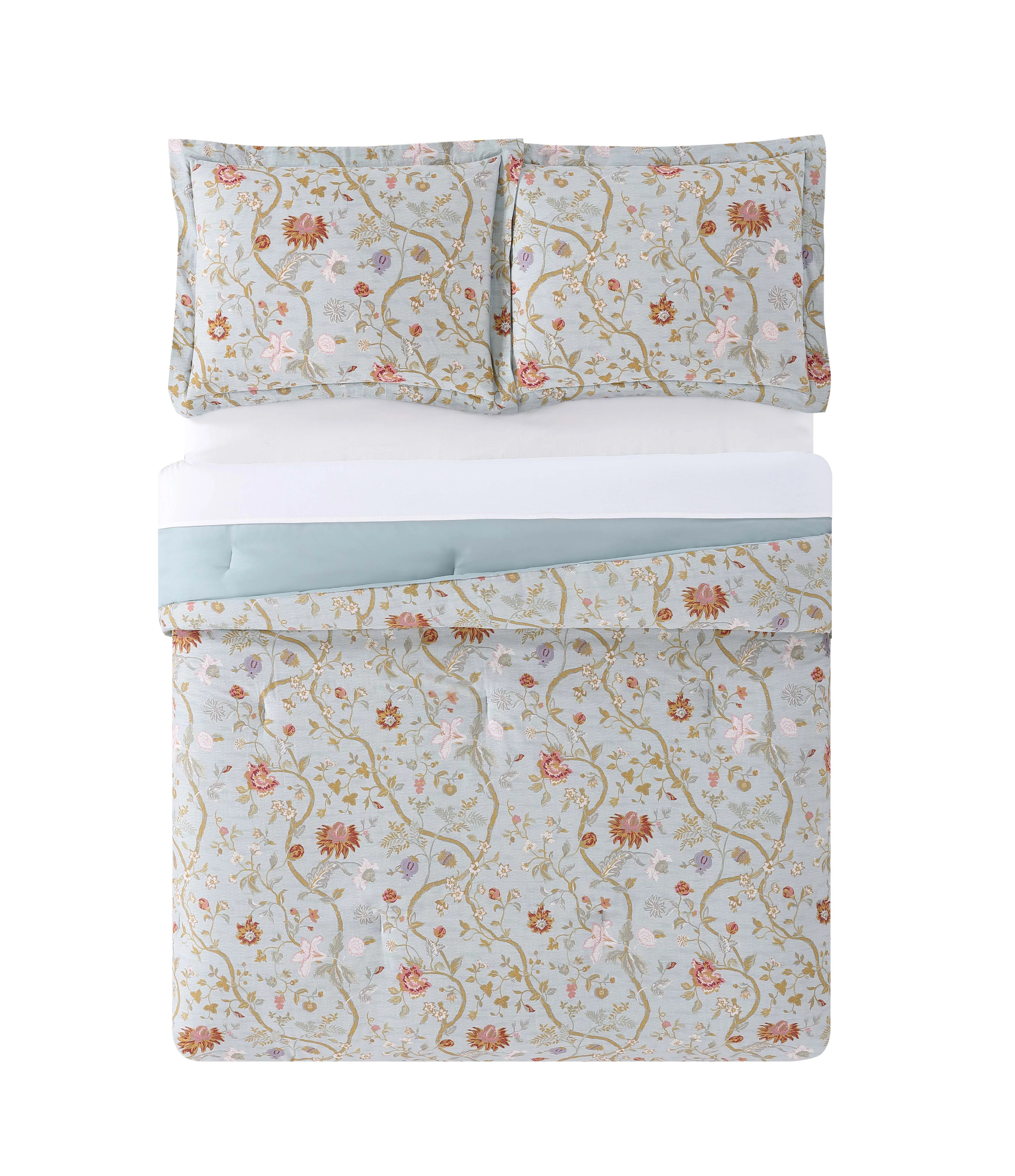 Blue Full / Queen XL Comforter Set T54120