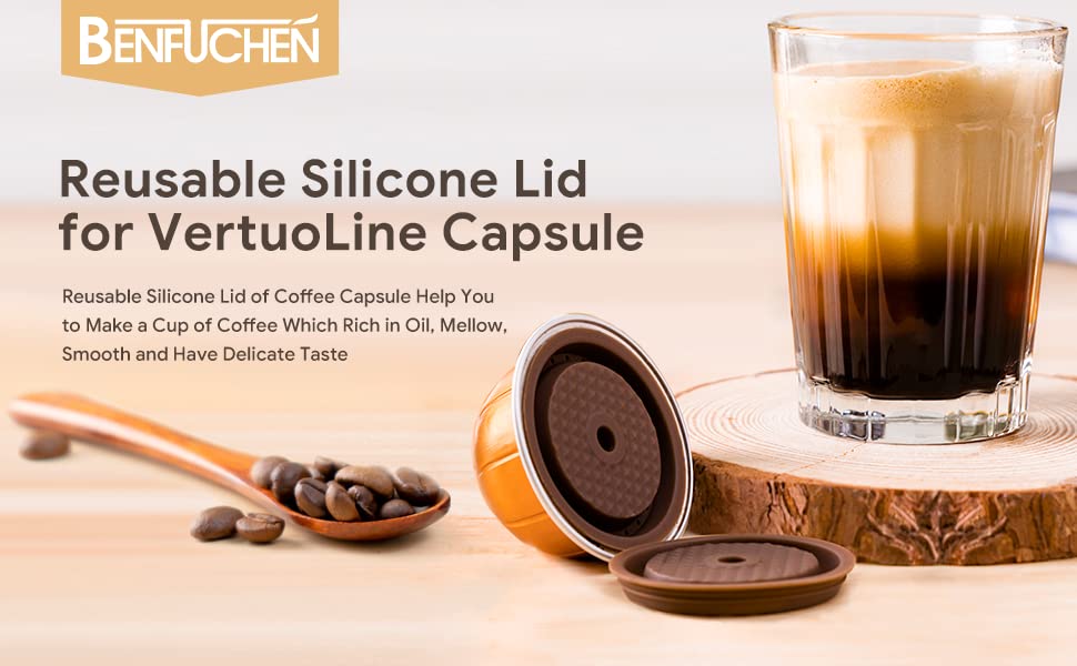 Reusable Silicone Capsule Caps 2 Pcs + Empty Refillable Pods 3 Pcs Z7456