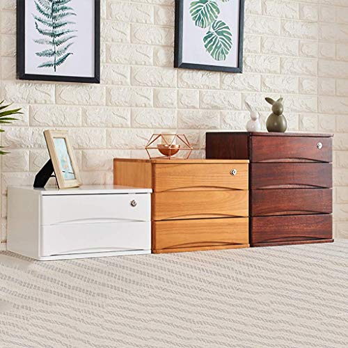 Solid Wood File Cabinet with Lock X188744