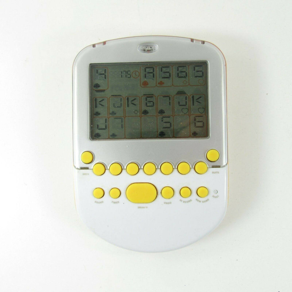 Yellow White Electronic Handheld Game G8931