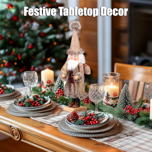 15 Inch Wooden Nutcracker Santa Christmas Decor H920600