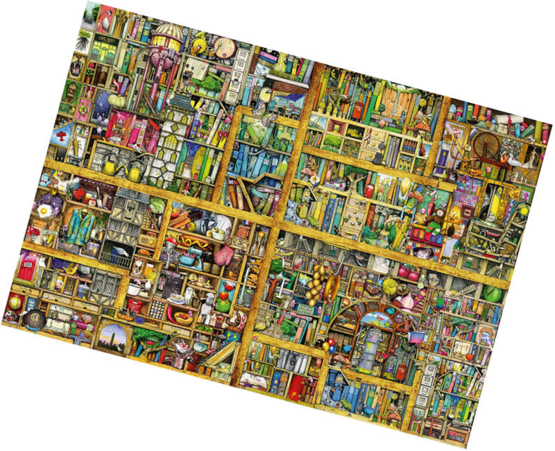 Magical Bookcase Puzzle V5490