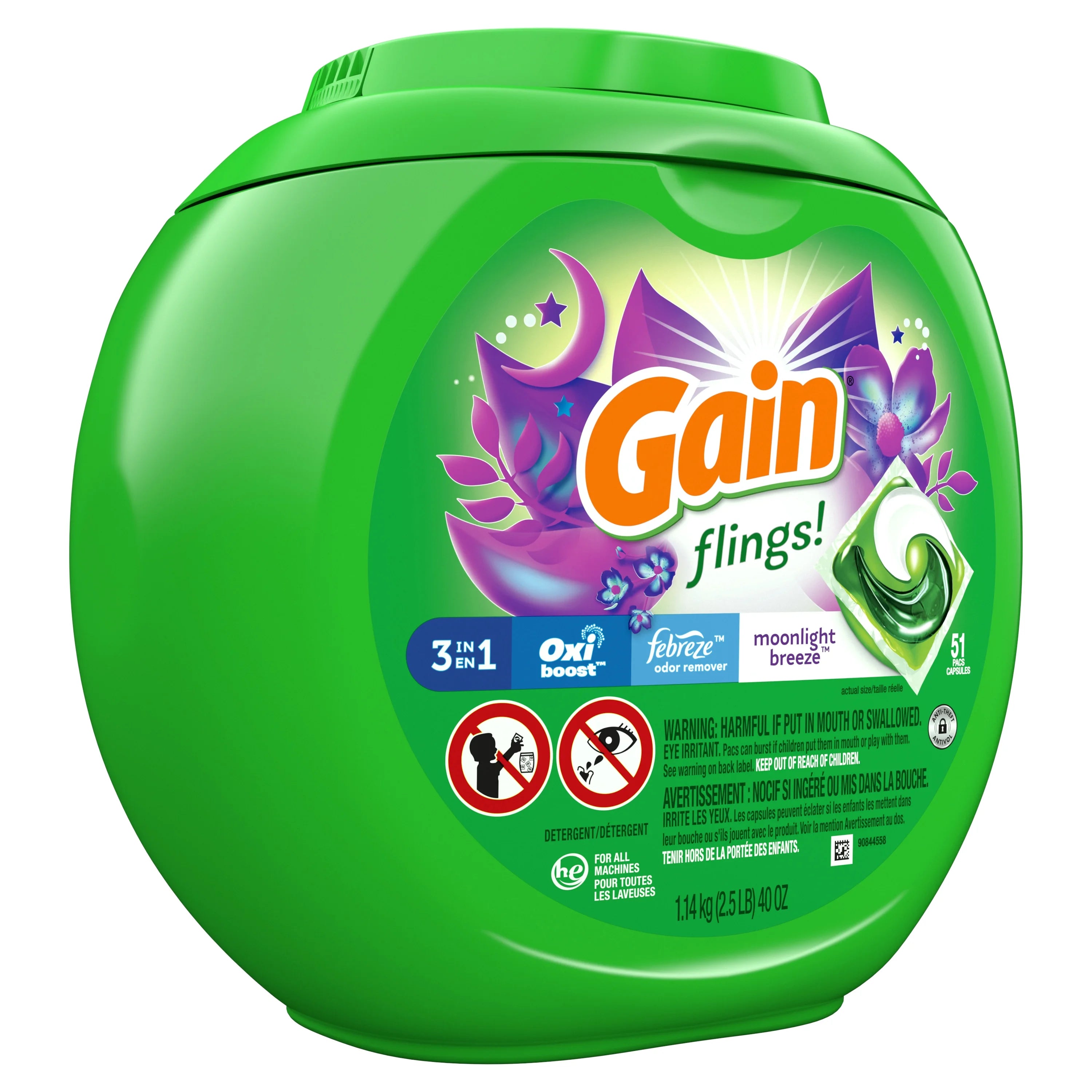 51 Count Laundry Detergent Pacs W962