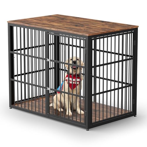 XL Wooden Dog Crate with 3 Doors B829145