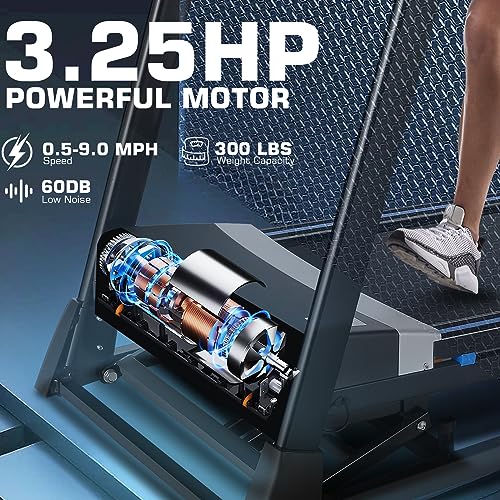 Folding Treadmill with 15% Auto Incline and Bluetooth Speaker X420