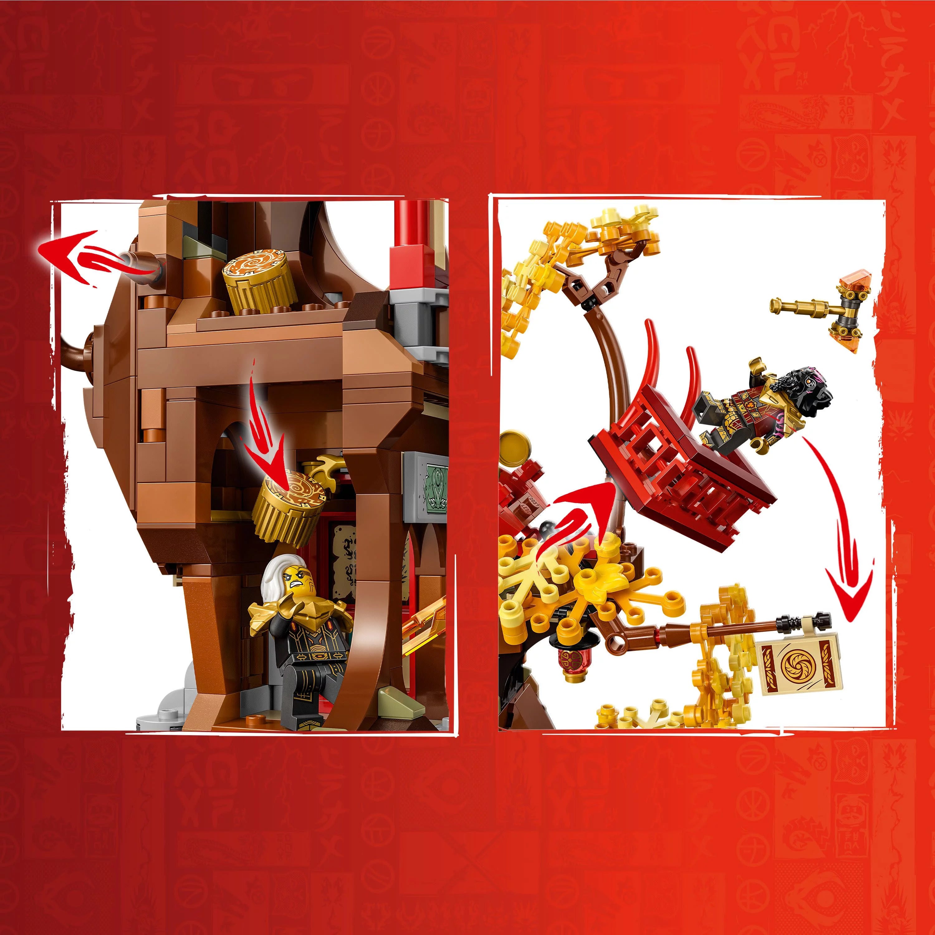 Temple of the Dragon Energy Cores Building Toy with 6 Minifigures T923