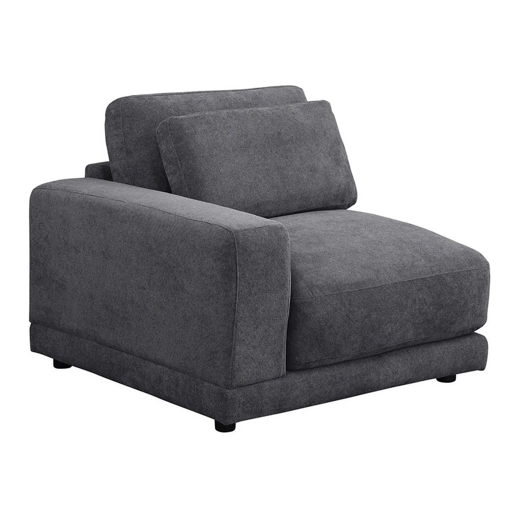 5-Piece Upholstered Fabric Modular Sofa in Dark Gray M164069