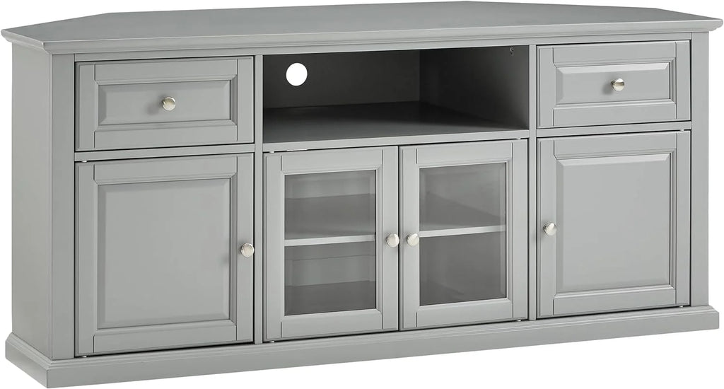 Gray Corner TV Stand N640249