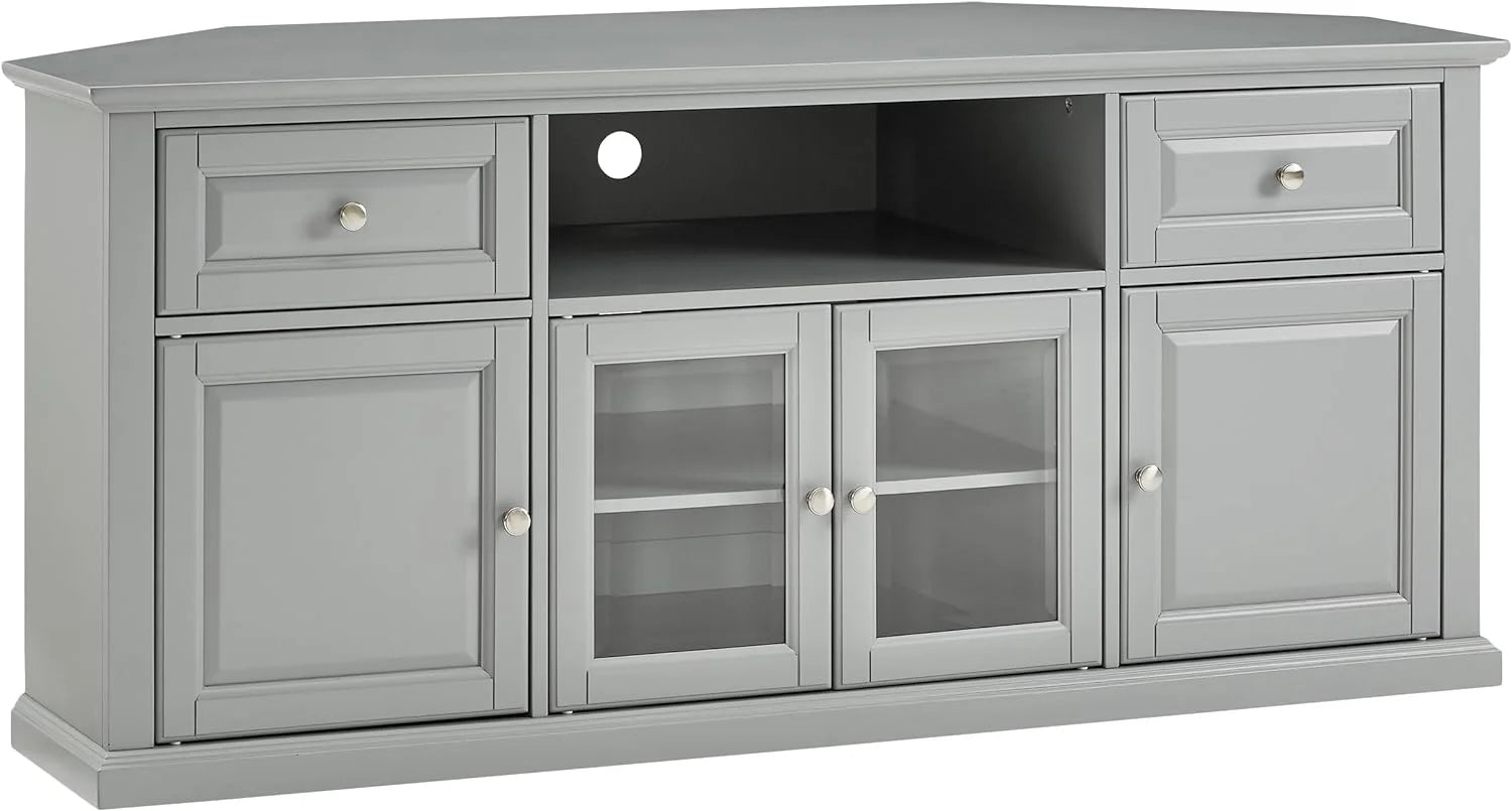 Gray Corner TV Stand N640249