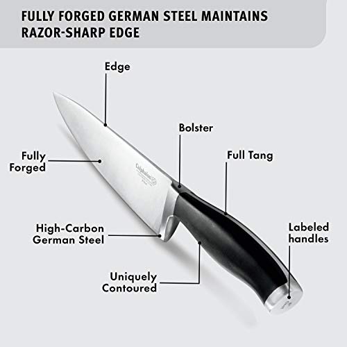 20-Piece Black Knife Block Set L7959