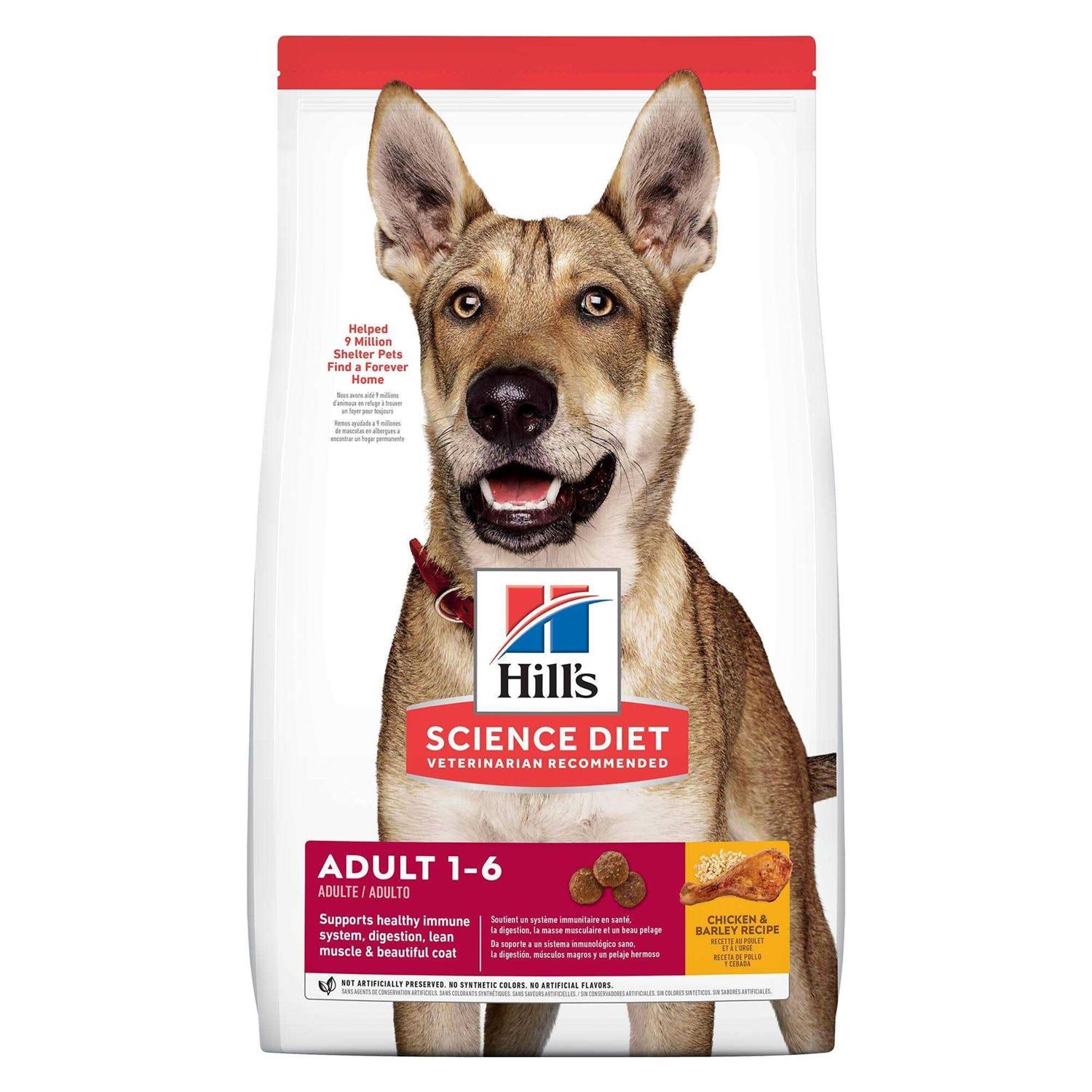Adult Chicken & Barley Dry Dog Food E424476