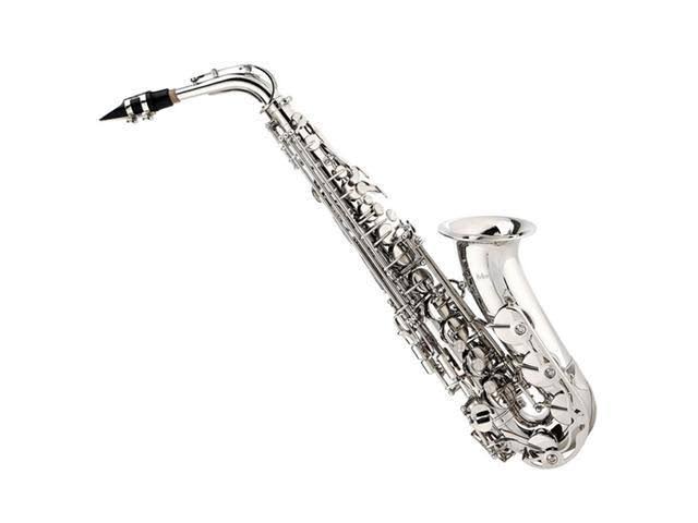 Nickel Plated E Flat Alto Saxophone with Case and Mouthpiece K623564