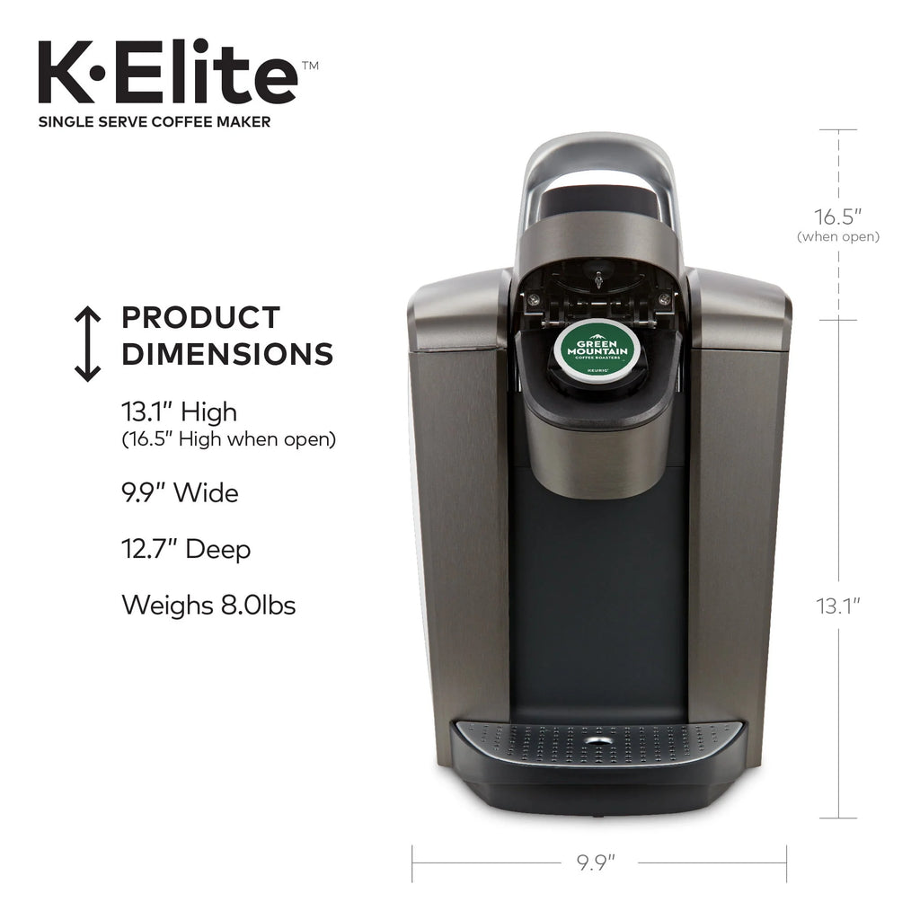 Brushed Silver Single-Serve K-Cup Pod Coffee Maker T922