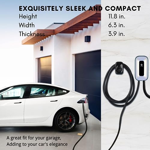 Level 2 EV Charger, 50 Amp, 240V, 23Ft Cable H693125