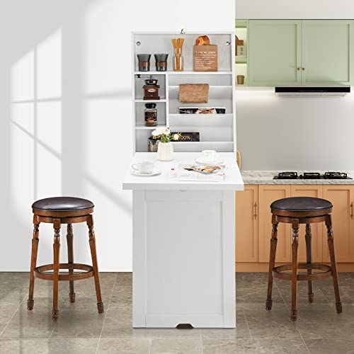 Black Foldable Wall Mounted Table D496