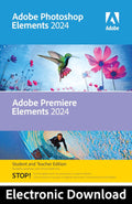 Photoshop Elements 2024 & Premiere Elements 2024 Student & Teacher Edition Mac Code W943187