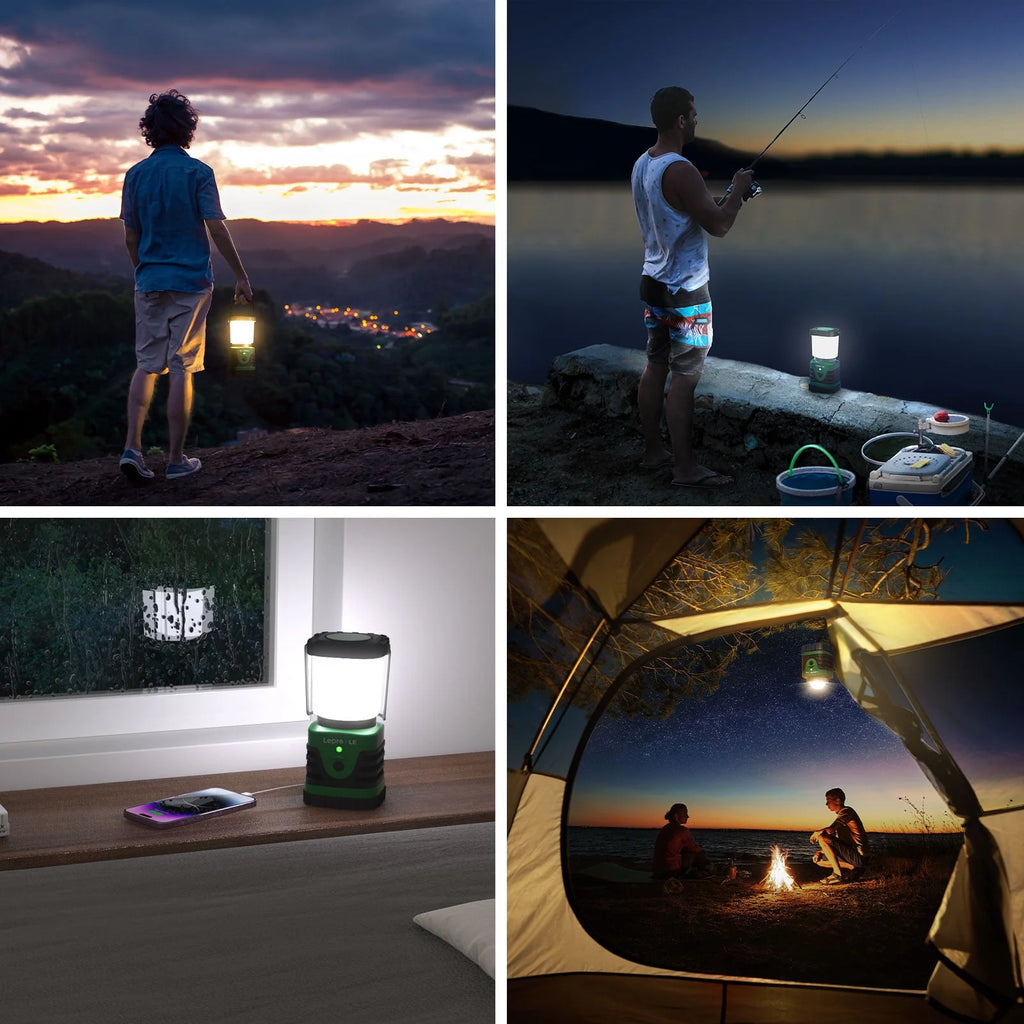 LED Camping Lantern Rechargeable 1000LM 4400mAh X23080