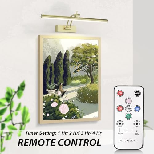 2 Pack 16" Battery Operated Gold Picture Light P616