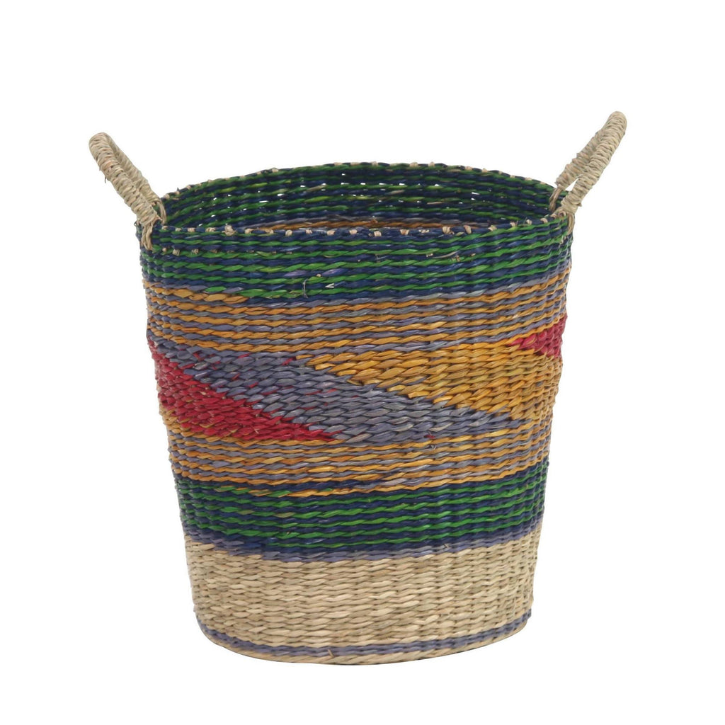 Set of 3 Round Seagrass Baskets Y416475