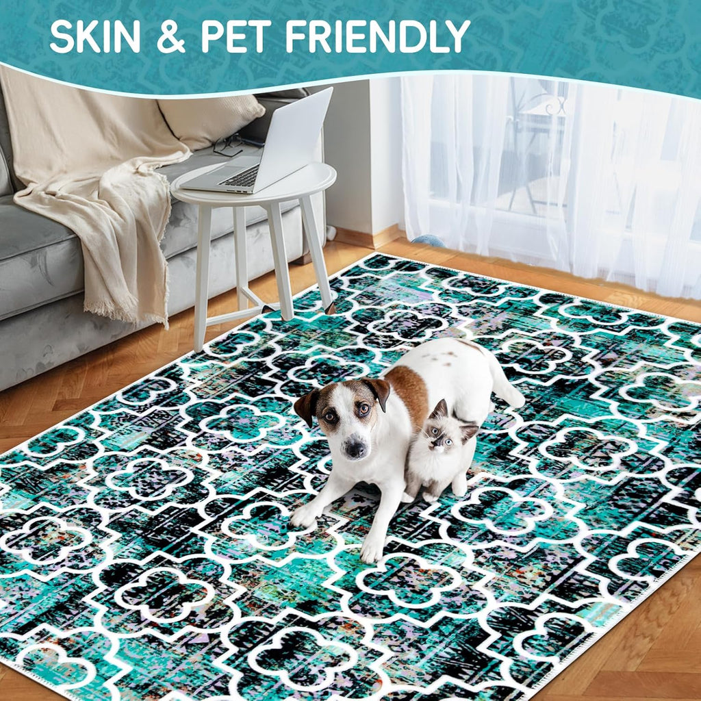 Washable Non-Slip Ultra-Soft 5x7 Area Rug T235891