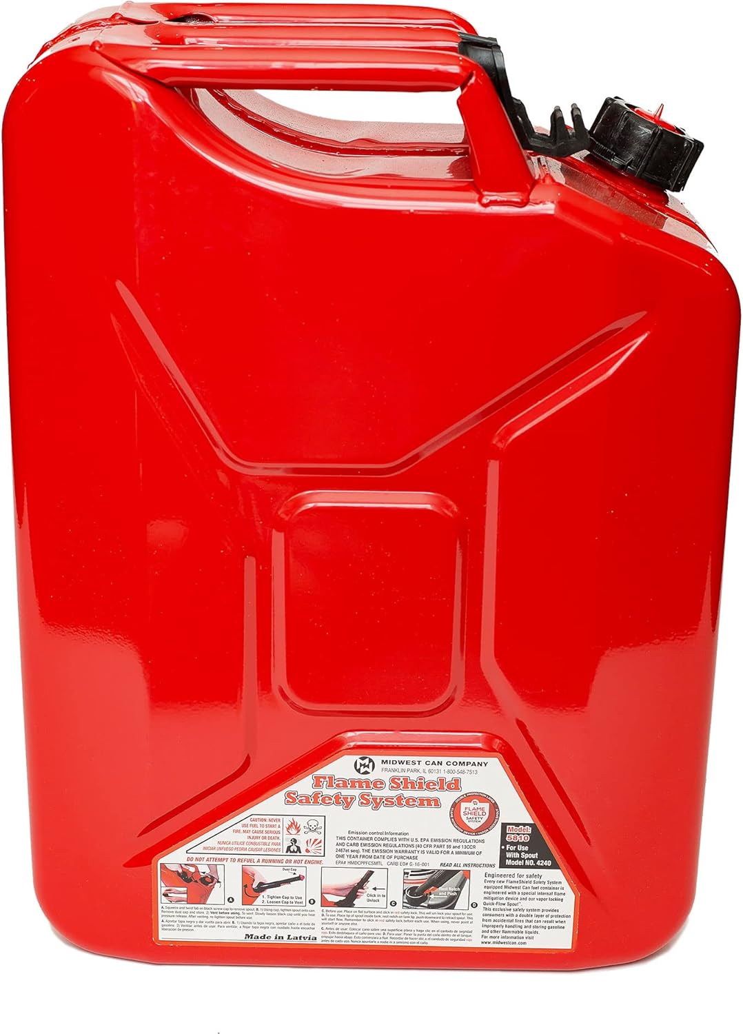 5-Gal Metal Gas Can (4 Pack) H97397