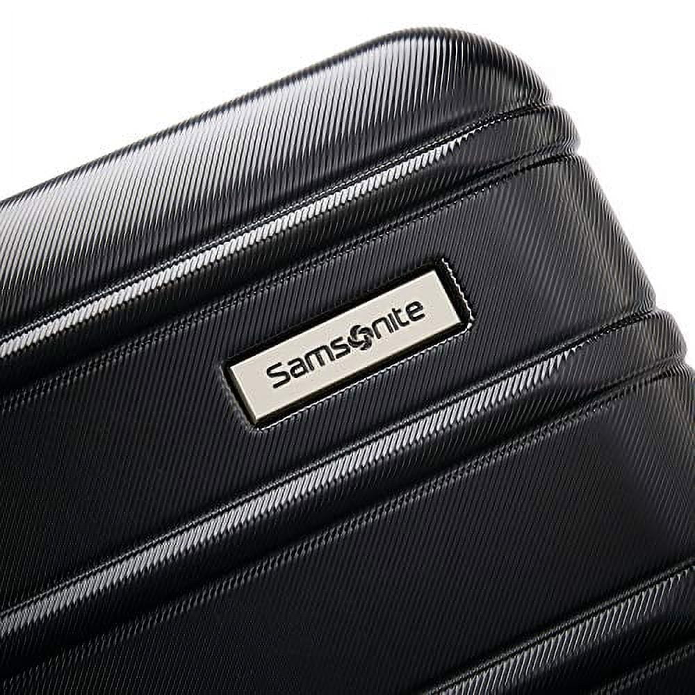Midnight Black 3-Piece Hardside Expandable Luggage Set with Spinner Wheels N6930