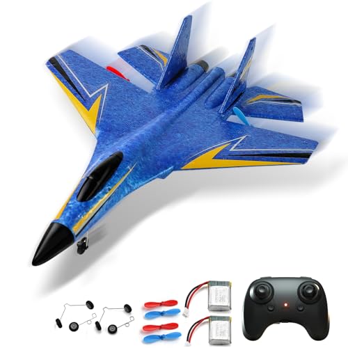 Blue 2 Channels Foam RC Glider Aircraft A40496