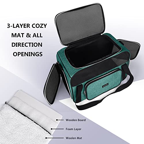 Green Soft Sided Pet Travel Carrier S89040