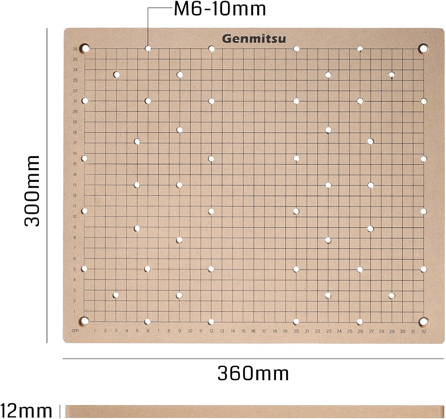 CNC Router Machine with Linear Guide & Ball Screw Motion, 360 x 300 x 12mm I3372