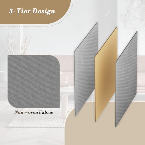 10 Drawer Fabric Dresser with Metal Frame and Wooden Top M24523