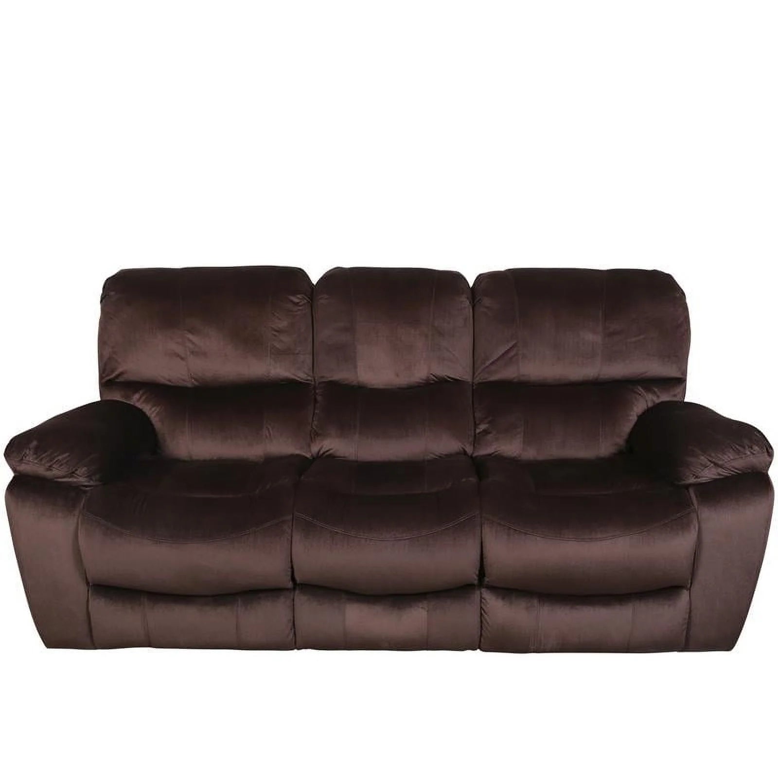 Chocolate Reclining Sofa P1919