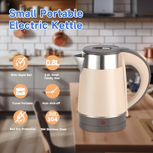 0.8L Stainless Steel Electric Tea Kettle B7885