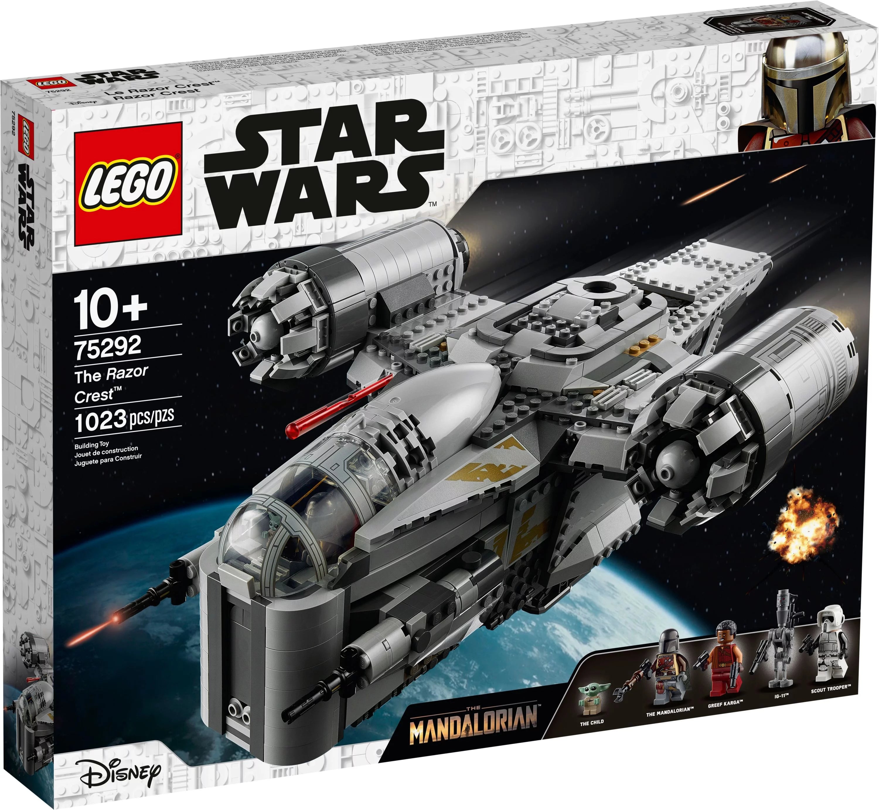 LEGO Star Wars The Razor Crest Starship Toy with Minifigure R429150