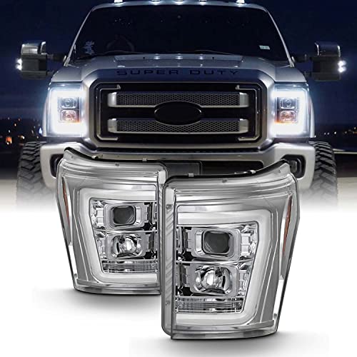 Black Projector Headlights Pair D9597