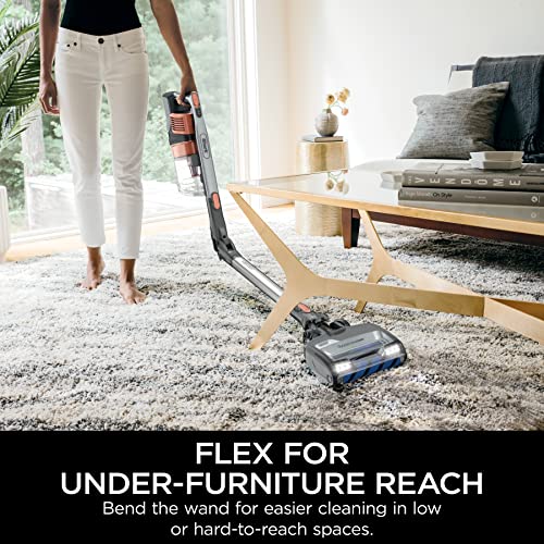 Cordless Stick Vacuum with DuoClean PowerFins, MultiFLEX, 120-min Runtime, Double Battery, Rosewood, Red F87633