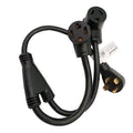 Dryer Splitter, NEMA 14-30 Male Plug to 14-30 & 10-30 Female Receptacle, 4-Prong 30 AMP Y Adapter Cord S8252