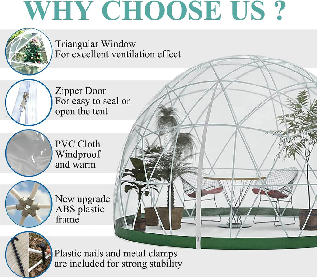 12 FT Clear Bubble Tent W675252