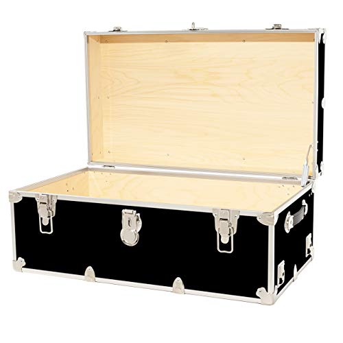 White Camp Trunk with Removable Wheels 30"x17"x13" Z23490