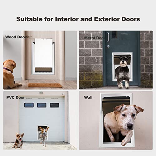 Heavy Duty Aluminum Insulated Dog Door Z58798