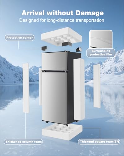 Silver 4.5 Cu.Ft Double Door Refrigerator with Freezer K4200