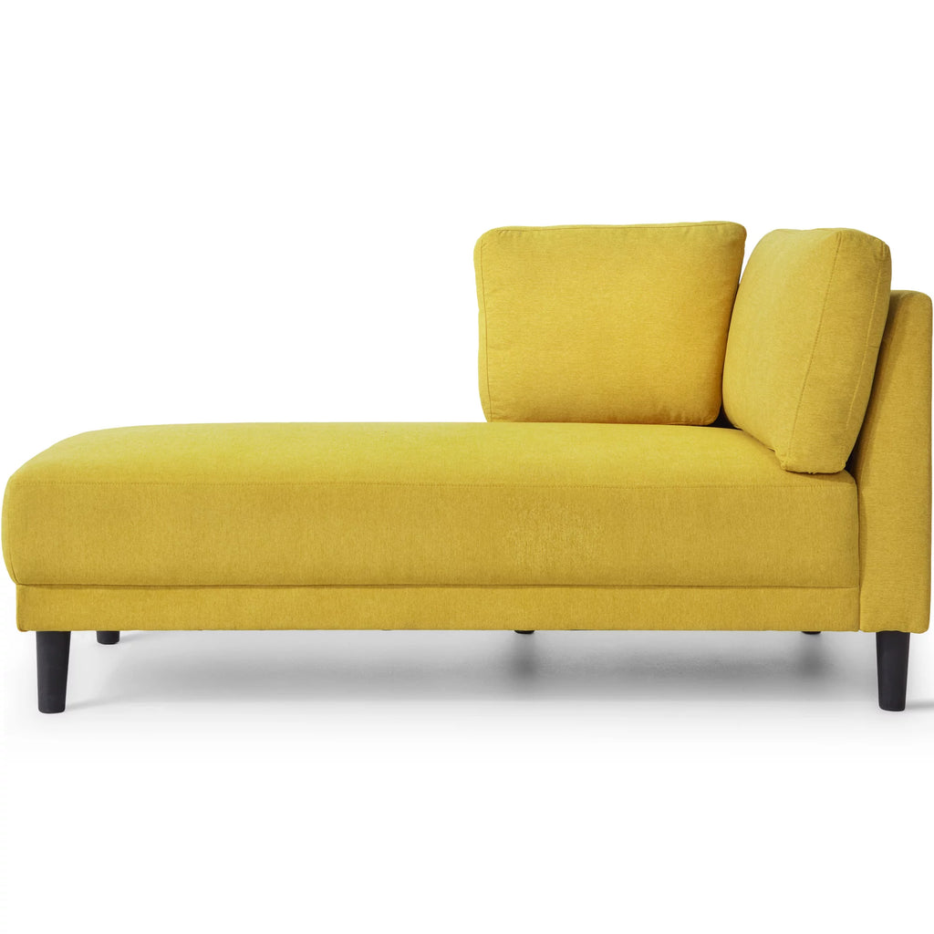 Yellow Chaise Lounge Chairs with Arms X551644