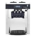 Silver Commercial Ice Cream Machine 5.3 to 7.4Gal per Hour 3 Flavors 2200W P897